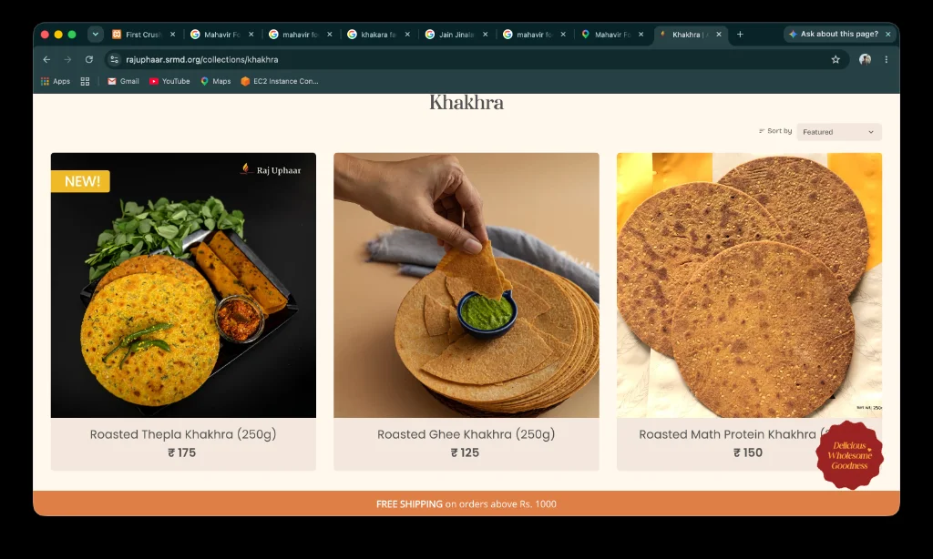 Bajri Methi Khakhra